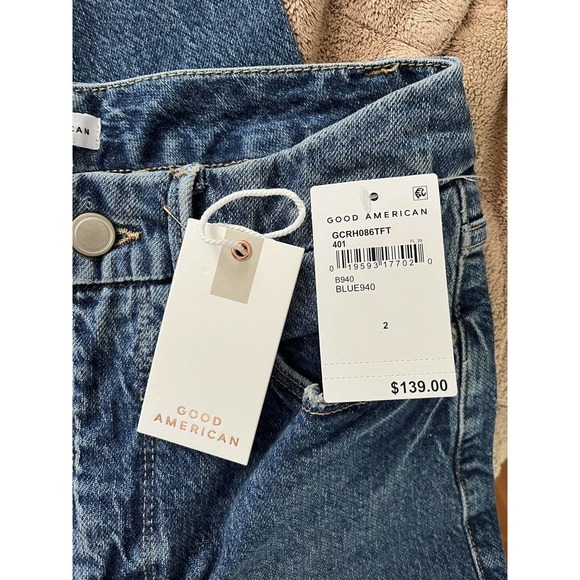 NWT Good American Good Classic High Rise Medium Wash Skinny Jeans Size 2/26 - Picture 10 of 11